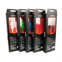 Kit 5 Cabo USB Celular Flat Anti-Dobra iPhone MAX-0319L