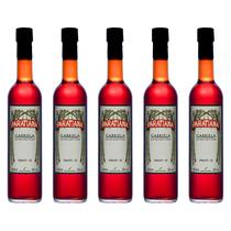 Kit 5 Cachaças Gabriela Paratiana 500 ml Licor de Cravo Canela e Cachaca de Paraty