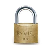 Kit 5 Cadeado De latão Maciço Com Haste Curta Papaiz Cr 45mm