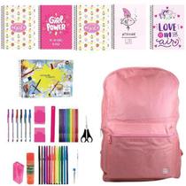 Kit 5 Caderno Juvenil Arame Grande Com 41 Material Escolar