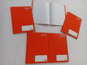 Kit 5 Caderno Stiff 1/4 96fls Vermelho Kit 5 Caderno Stiff 1/4 96fls Vermelho