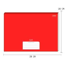 Kit 5 Cadernos Brochurão 96 Folhas Desenho Capa Dura Cores Materiais Escolares 157115-5