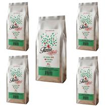 Kit 5 Café Moído Tiziu Coffee Torra Média 100% Arábica 5