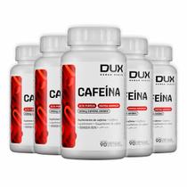 Kit 5 Cafeína Dux 200mg 90 Cápsulas Kit 5 Cafeína Dux 200mg 90 Cápsulas