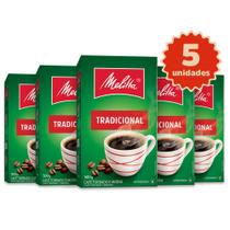 Kit 5 Cafés Melitta Tradicional Vácuo 500g Kit 5 Cafés Melitta Tradicional Vácuo 500g