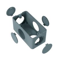 KIT 5 Caixa De Condulete 5 Entradas Cinza 1/2 e 3/4 Masster KIT 5 Caixa De Condulete 5 Entradas Cinza 1/2 e 3/4 Masster