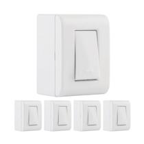 Kit 5 Caixa De Sobrepor Com 1 Interruptor Simples 10A Tramontina