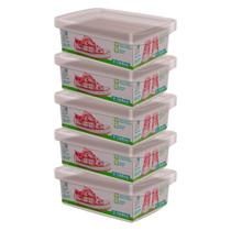 Kit 5 Caixa Organizadora De Sapatos Infantil Para Closet Transparente