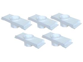 Kit 5 Caixa Passagem Embutir Spot Led Laje Plafon 7w Par20