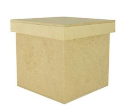 Kit 5 Caixa Quadrada Tampa Sapato 15x15x10 Mdf Madeira