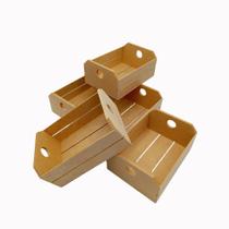 Kit 5 Caixas Caixotinho 18x13x7,5cm Mdf Cru Para Decorar