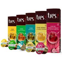 Kit 5 Caixas Chá Três Corações - 50 Cápsulas Kit 5 Caixas Chá Três Corações - 50 Cápsulas