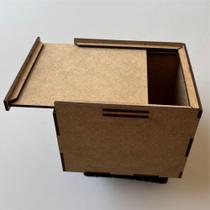 Kit 5 Caixas de Correr em MDF Cru para Caneca Cerâmica Embalagem Personalizável Resistente Kit 5 Caixas de Correr em MDF Cru para Caneca Cerâmica Embalagem Personalizável Resistente