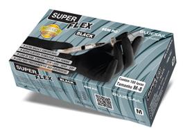 Kit 5 Caixas De Luvas Superflex Nutouch - Tam P - Pretas