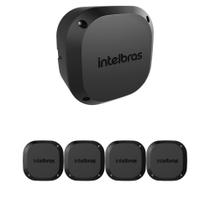 Kit 5 Caixas de Passagem Plástica Câmeras Bullet/Dome Externo VBOX 1100 E BLACK Intelbras