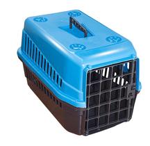 Kit 5 Caixas de Transporte N3 Cães Cachorro Gato Media Azuis
