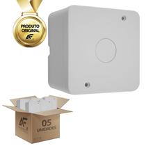 Kit 5 Caixas Proteção Conector Câmera Cftv Cabo Fonte 9x5,5