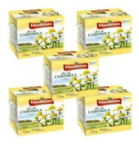 Kit 5 Caixinhas De Chá Camomila 10 Sachês - Mandiervas Kit 5 Caixinhas De Chá Camomila 10 Sachês - Mandiervas
