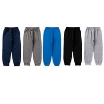 Kit 5 Calças Moletom Infantil Unisex Masculino Feminino