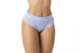 Kit 5 Calcinha Calçola Cintura Alta Microfibra Estampada Redutora Luxo Kit 5 Calcinha Calçola Cintura Alta Microfibra Estampada Redutora Luxo