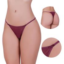 Kit 5 Calcinha Fio Tanga Tule Transparente Kit 5 Calcinha Fio Tanga Tule Transparente