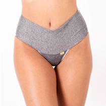 Kit 5 Calcinha Fitness Cintura Alta Com Compressão Modeladora Lingerie Academia
