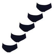 Kit 5 Calcinha Infantil Algodão Conforto - Lisos Tamanho:MCor:Preto Kit 5 Calcinha Infantil Algodão Conforto - Lisos Tamanho:MCor:Preto