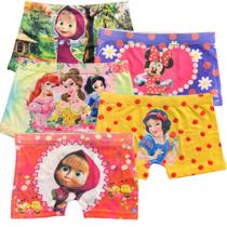 Kit 5 Calcinha Infantil Boxer Fristyle Personagens Menina Em Microfibra Kit 5 Calcinha Infantil Boxer Fristyle Personagens Menina Em Microfibra