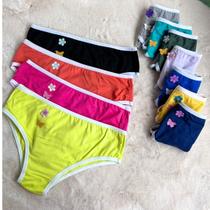 Kit 5 Calcinha Infantil Menina Criança Confortável Laterais Largas Toque Macio Kit 5 Calcinha Infantil Menina Criança Confortável Laterais Largas Toque Macio