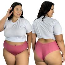 Kit 5 Calcinha Plus Size Calçola Atacado Cós Alto Pala Sortido Kit 5 Calcinha Plus Size Calçola Atacado Cós Alto Pala Sortido