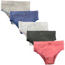 Kit 5 Calcinha Senhora Calçola Fristyle Microfibra Feminino Adulto Kit 5 Calcinha Senhora Calçola Fristyle Microfibra Feminino Adulto