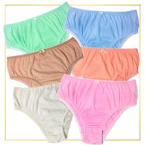 Kit 5 Calcinha Tanga Adulto 100 Algodão P, M , G GG