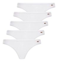 Kit 5 Calcinha Tanga Clássica Algodão Loba Lupo 40354-001