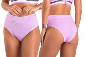 Kit 5 Calcinhas Algodão Cintura Alta Cós Duplo Comfort plus culote Kit 5 Calcinhas Algodão Cintura Alta Cós Duplo Comfort plus culote