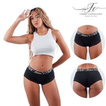 Kit 5 Calcinhas Box Boxer Shortinho 100% Algodão Não Marca Na Roupa Confortável