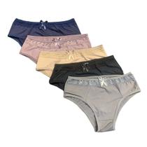 Kit 5 Calcinhas Calçola Fristyle Em Microfibra Com Renda Adulto Kit 5 Calcinhas Calçola Fristyle Em Microfibra Com Renda Adulto