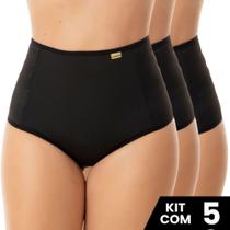 Kit 5 Calcinhas Cinta Confortável Compressão e Modeladora Com Elástico Lateral de 17 Ajuste Perfeito Kit 5 Calcinhas Cinta Confortável Compressão e Modeladora Com Elástico Lateral de 17 Ajuste Perfeito