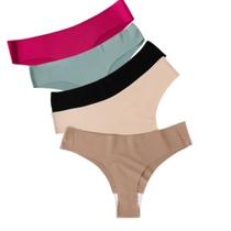 Kit 5 Calcinhas Corte a Laser Fio Dental Sem Costura Acabamento Premium Conforto