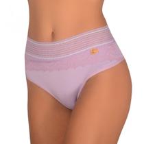 Kit 5 Calcinhas Cós Duplo Cintura Alta Tangão Detalhe Renda Kit 5 Calcinhas Cós Duplo Cintura Alta Tangão Detalhe Renda