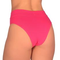 Kit 5 calcinhas de cotton cós alto algodão