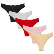 Kit 5 Calcinhas Feminina em Microfibra A20 Kit 5 Calcinhas Feminina em Microfibra A20