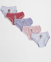 Kit 5 Calcinhas Infantil Bonecas Lol Tam 2 a 12