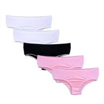 Kit 5 Calcinhas Infantil Criança Algodão Cotton Kids