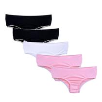 Kit 5 Calcinhas Infantil Criança Algodão Cotton Kids