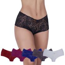Kit 5 Calcinhas Secreta Renda Concept Essentials