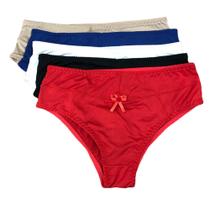 Kit 5 Calcinhas Tanga Em Microfibra Lisa Adulto Kit 5 Calcinhas Tanga Em Microfibra Lisa Adulto