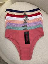 Kit 5 Calcinhas Tanga Larga Dmauli - Variadas