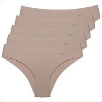 Kit 5 Calcinhas Tanga Sem Costura Corte A Laser