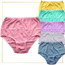 Kit 5 Calçola Senhora PLUS SIZE 100 Algodão G3 G4 G5