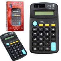 Kit 5 Calculadoras Pequena De Bolso Portátil Preto 8 Dígitos